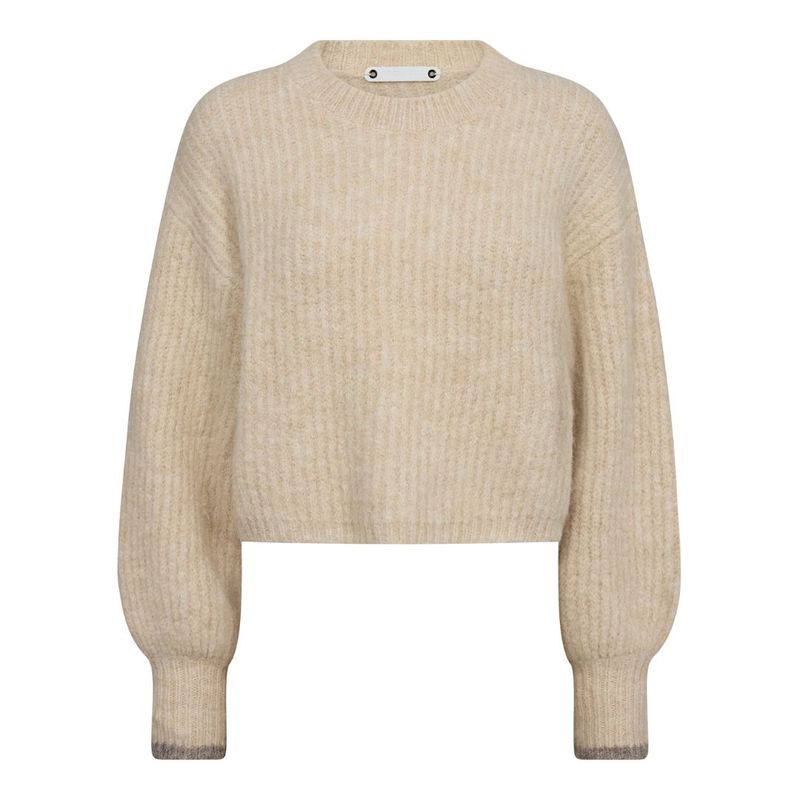 Co&#39;couture CoralieCC Crop Rib O-knit Bone