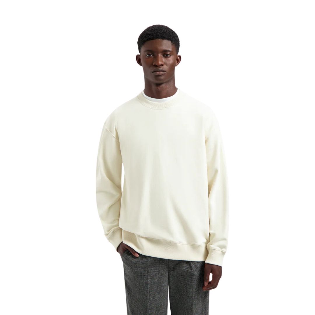 Olaf Varsity Crewneck Off White