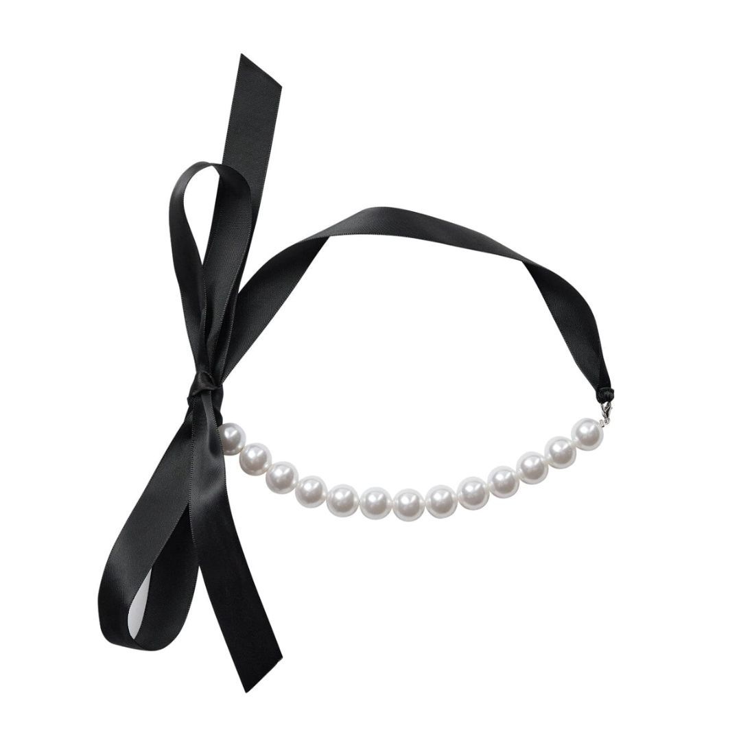 Co'couture PearlCC Choker Necklace Pearl Co'couture PearlCC Choker Necklace Pearl