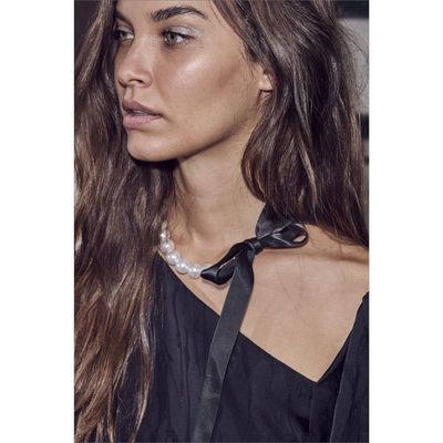 Co'couture PearlCC Choker Necklace Pearl