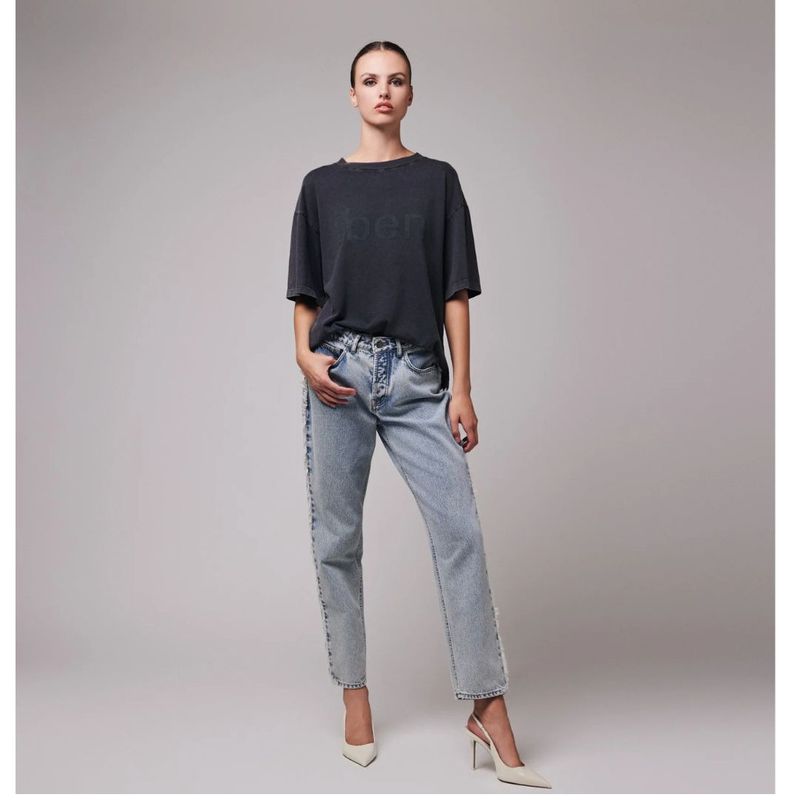 Iben Vintage Blue Terrence Fringe Jeans