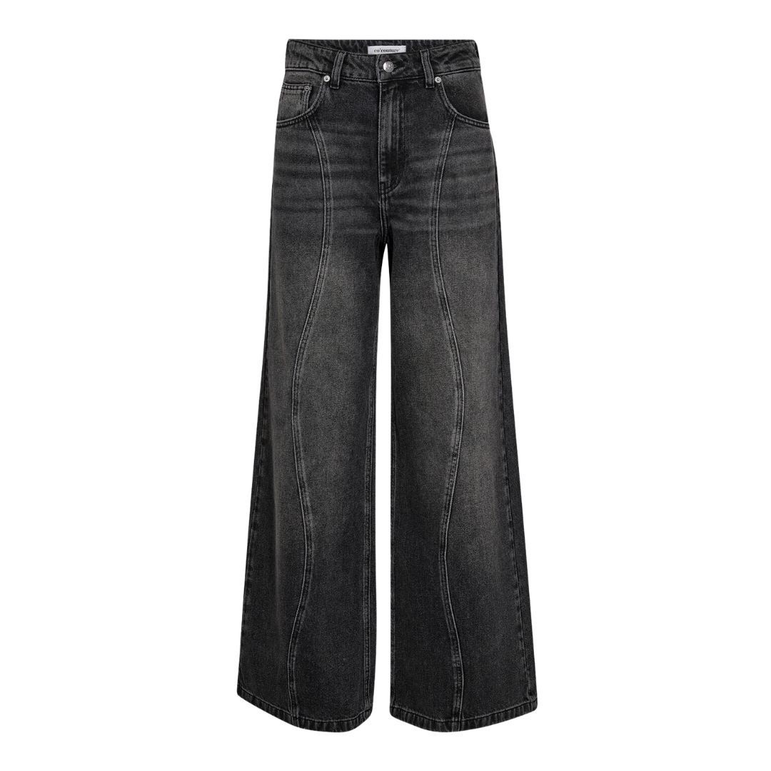 Co&#39;couture VickyCC Wave Jeans Black, Maat: S