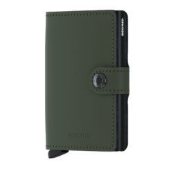 Secrid Miniwallet Matte green black