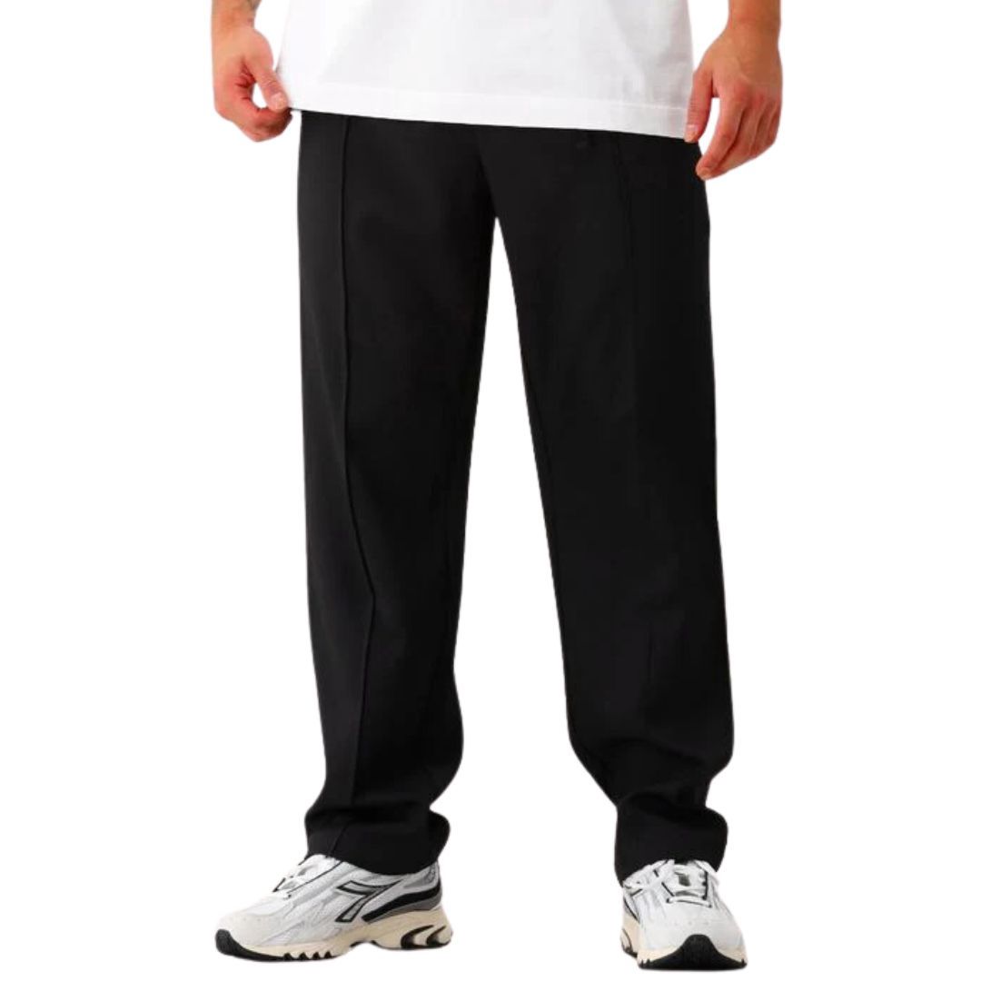 Olaf Straight Pintuck Trousers Black