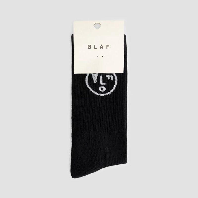 Olaf Face Socks Black