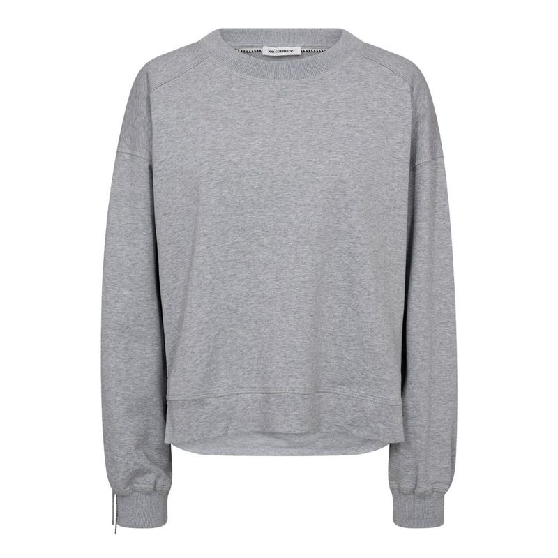 Co&#39;couture StudCC Fringe Sweat Light Grey