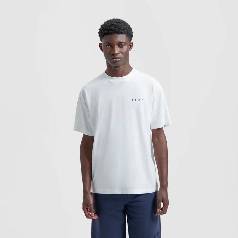 Olaf Ink Logo Tee Optical White