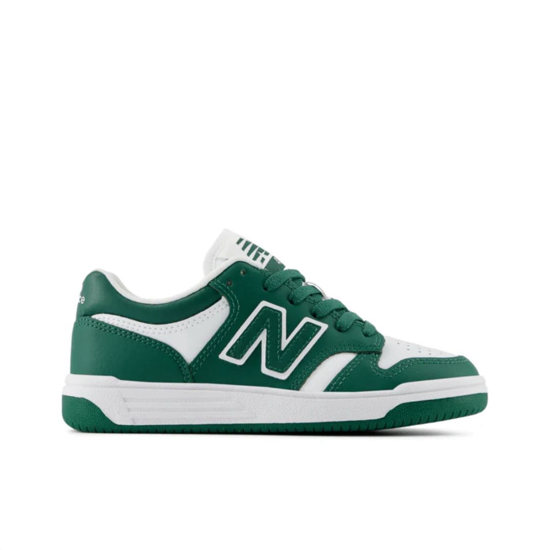 New Balance PSB480 Team Forest Green White, Maat: 28