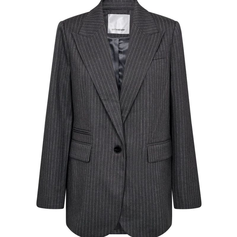 Co&#39;couture IdaCC Pin Single Oversi Blazer Mid Grey