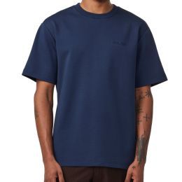 NN07 Nat SS Logo Tee 3457 Navy Blue