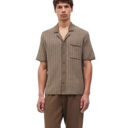 Samsoe Samsoe Sarhys ss Shirt 15528 Canteen Mel, Maat: S