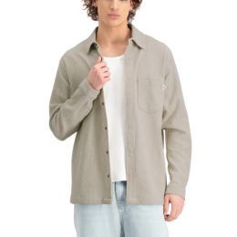 Law of the Sea Drip Structured Jersey Shirt Sand Melange