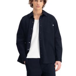 Law of the Sea Euterpe Soft Twill Shirt Sky Captain, Maat: S