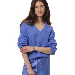 Dante6 Imany open shoulder sweat Cornflower Blue, Maat: S