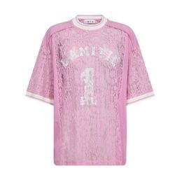 Haute L&#39;Amitié Lace Football Tee Candyfloss