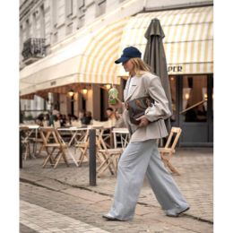 Est&#39;Seven Winsome Trouser Ellemieke Grey Melange
