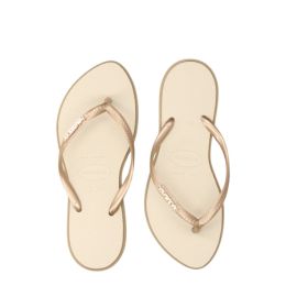 Havaianas Slim Point Rose Gold Beige, Maat: 35/36