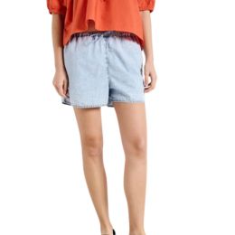 American Vintage Dames short Paybou Blue Snow