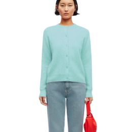 Samsoe Samsoe Nor short cardigan 7355 Blue Haze