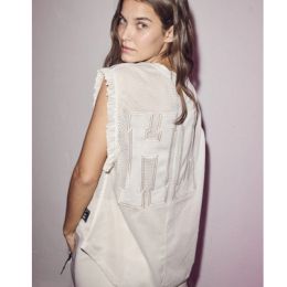 Haute L&#39;Amitié Drift Frill Sports Top Pearl