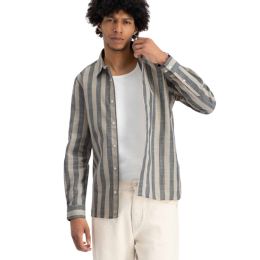 Law of the Sea Allure Slub Stripe Shirt Windsurfer