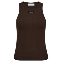 Haute L&#39;Amitié Rib Badge Tank Mocca