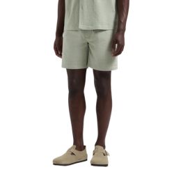 Olaf Fine Check Shorts Light Sage