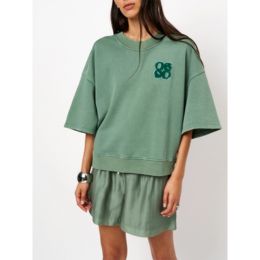 Dante 6 Rogue kimono sleeve sweater Deep Ivy Green