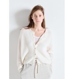 American Vintage Vitow vest Blanc gilets, Maat: S