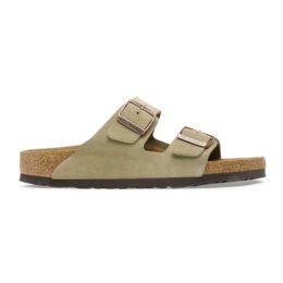 Birkenstock Arizona Suede Leather Taupe, Maat: 36