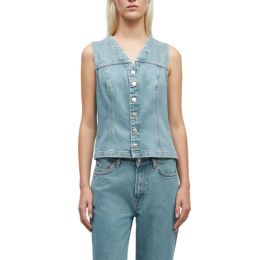 Samsoe Samsoe Sabeth Vest 15618 Caribbean Blue, Maat: XS