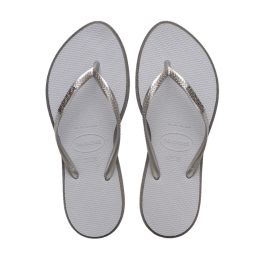 Havaianas Slim Point Steel Gray, Maat: 35/36