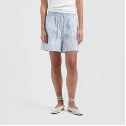 Olaf Stripe Embro Sun Shorts Surf Blue, Maat: XS