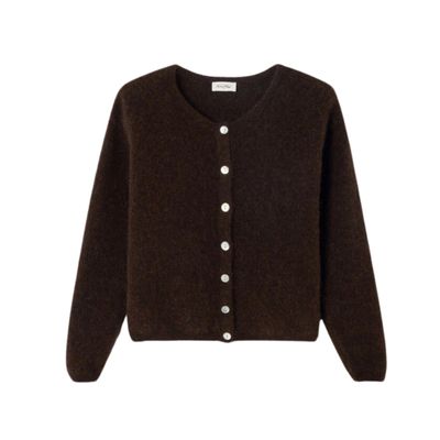American Vintage Dames vest Vitow Coffee Melange