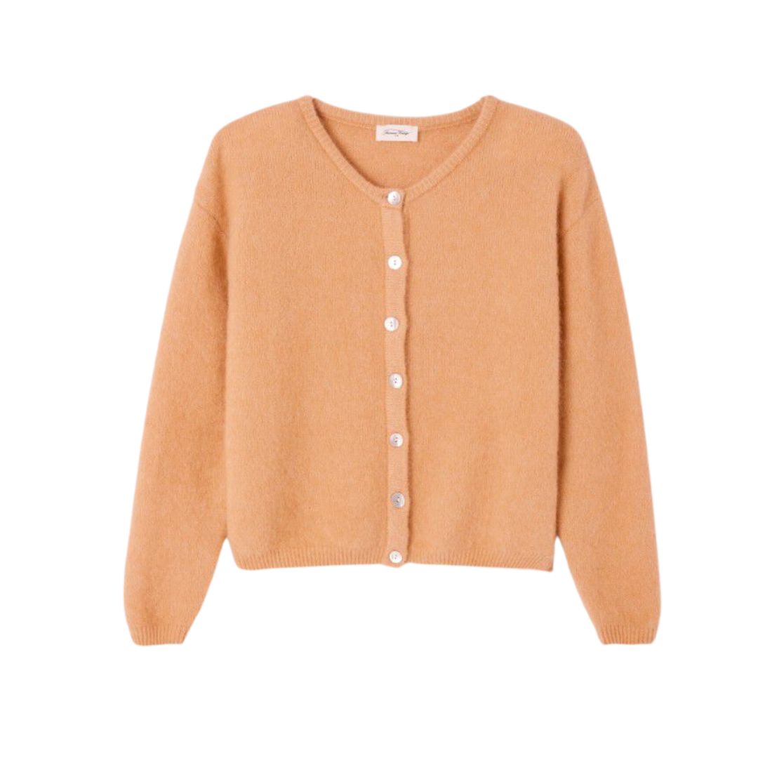 American Vintage damesvest Vitow Hazelnut Melange