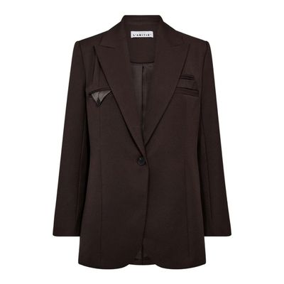 Haute L&#39;Amitié Premiere Single Blazer Mocca