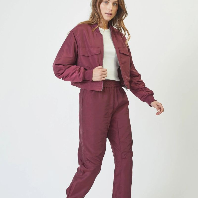 Co&#39;couture TriceCC Crop Jacket Winered