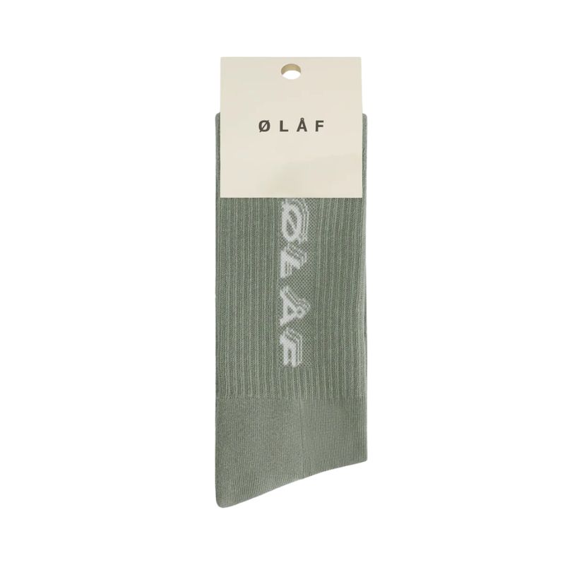 Olaf Triple Italic Socks Green Milieu