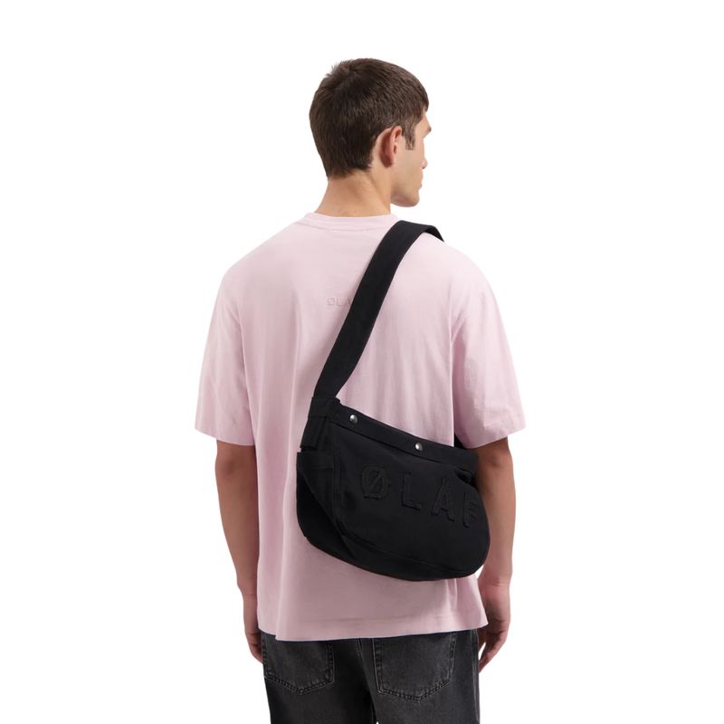 Olaf Small Newspaper Bag Black