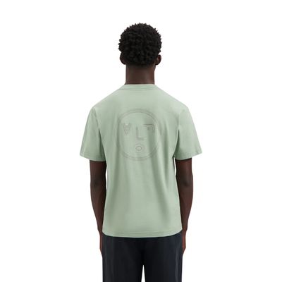 Olaf Hussein Lined Face Tee Green Milieu