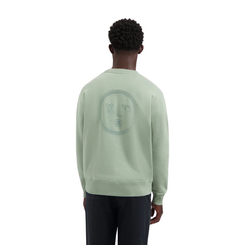 Olaf Hussein Lined Face Crewneck Green Milieu