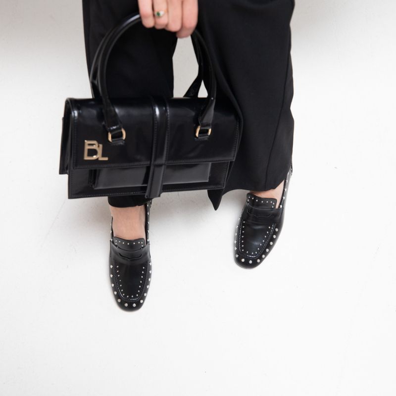 Babouche Loafer Avery Zwart