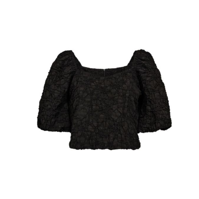 Haute L'Amitié Dazzy Dames Top Zwart, Maat: XS