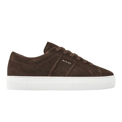 donker bruin suede heren schoen van Nubikk