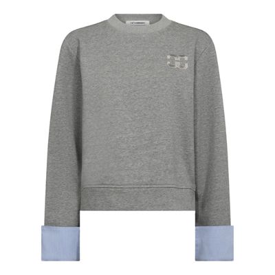 Co’Couture grijs DaniellaCC dames sweater