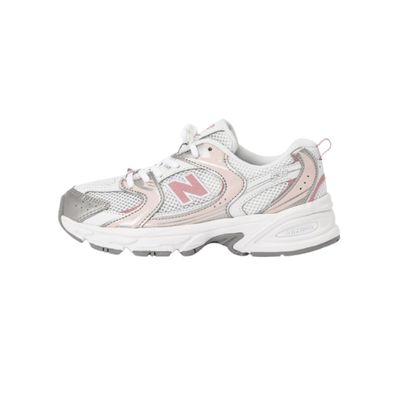 zilver rose new balance kids sneaker 530