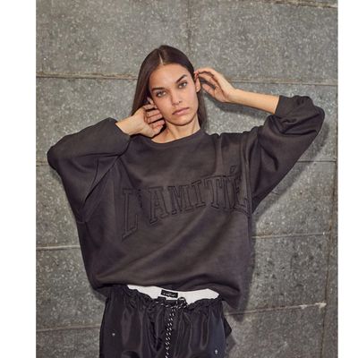 donker grijze dames sweater van haute l&#39;amitié