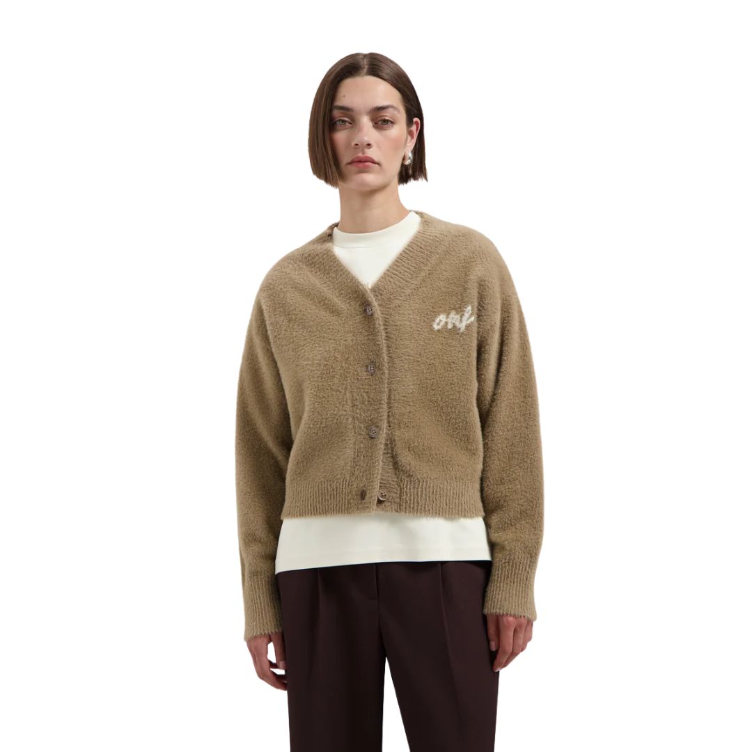 wolle damesvest van olaf met logo