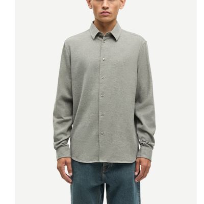 Samsoe Samsoe grijs Liam heren Shirt

