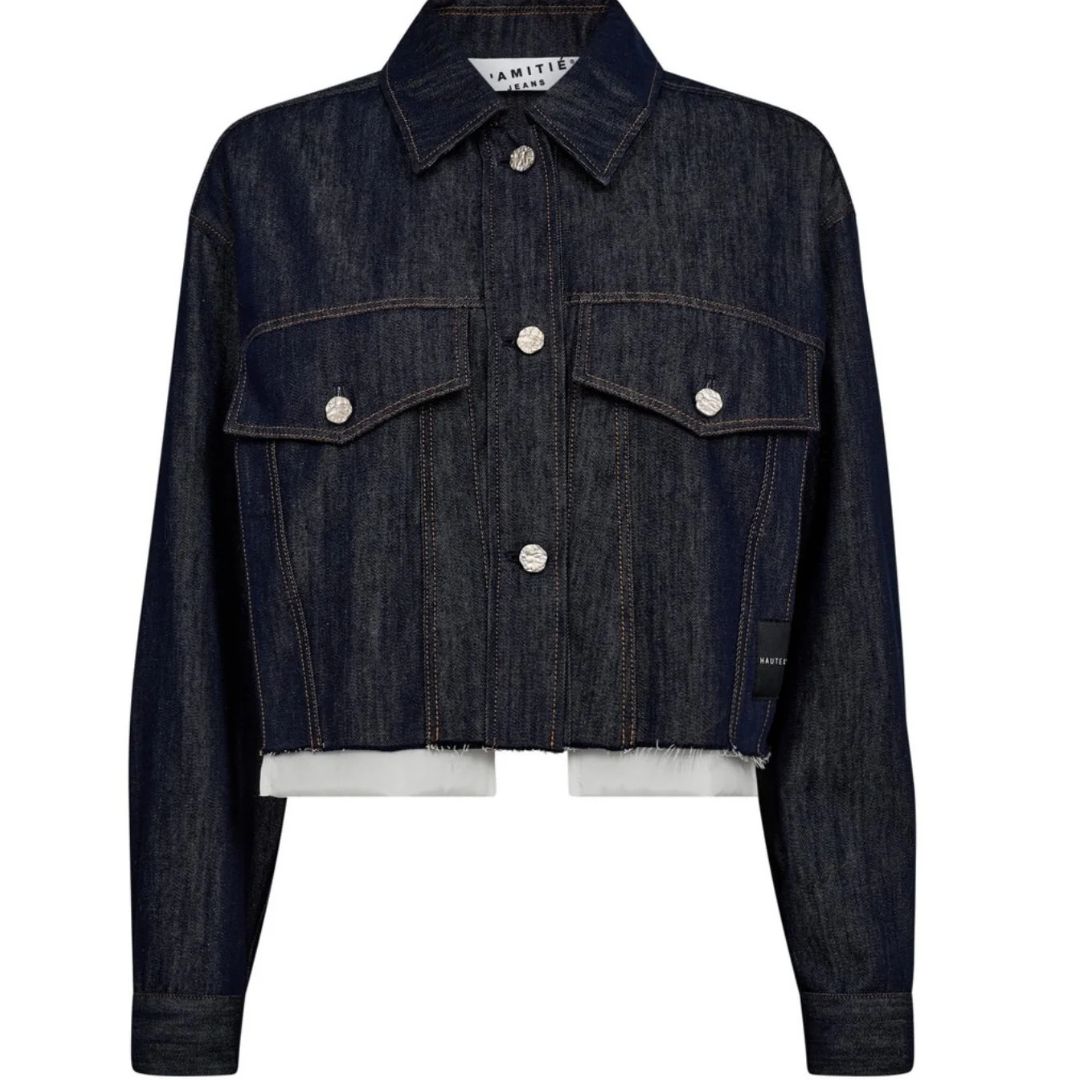 Haute L&#39;Amitie Denim Cargo crop dames shirt